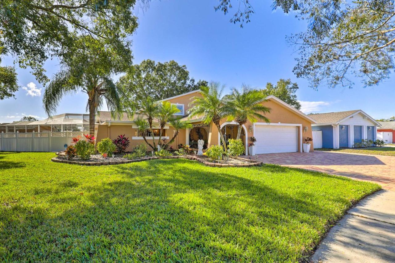 Cozy Home In Heart Of Tampa With Lanai And Pool! Kültér fotó