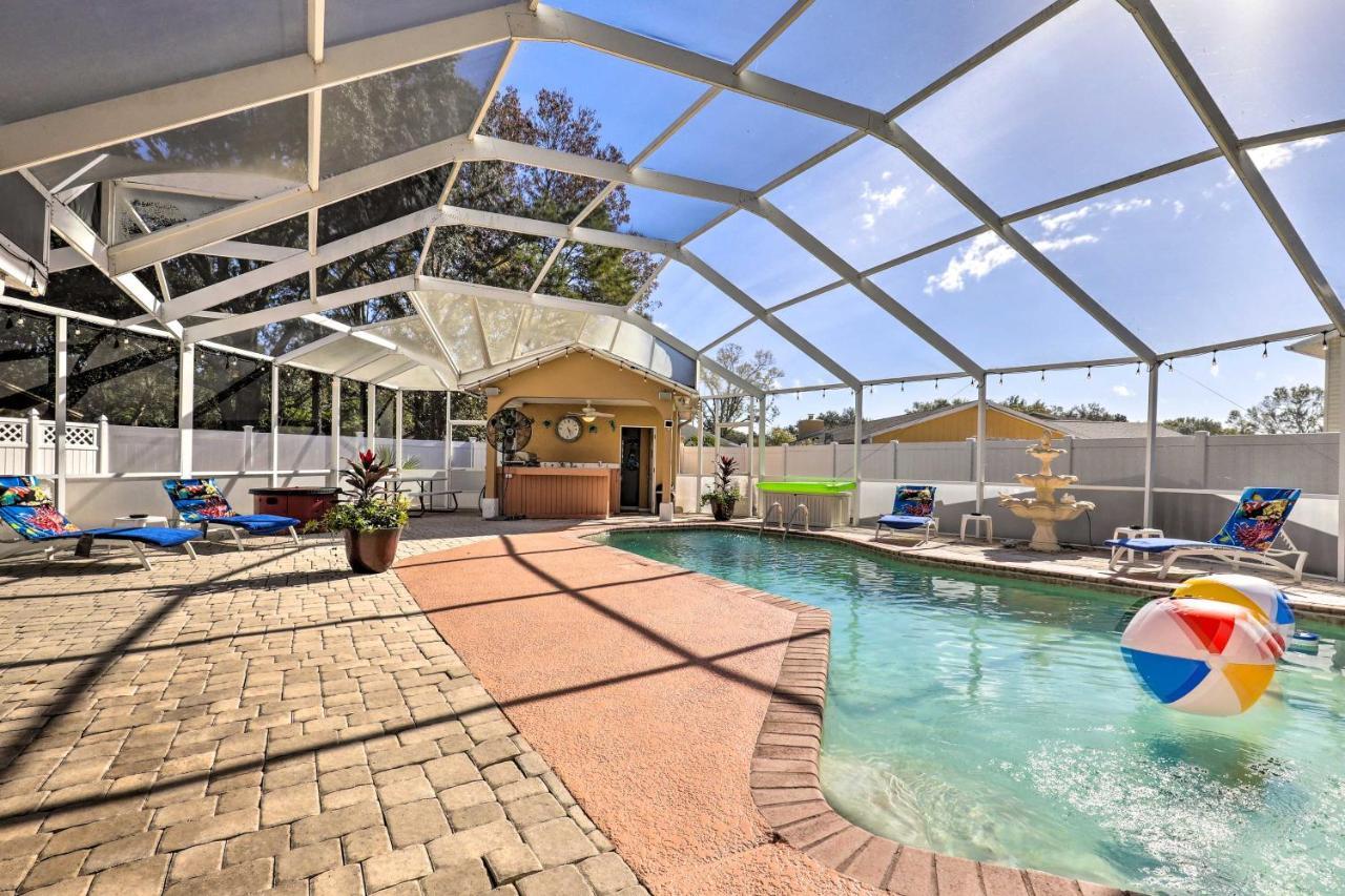 Cozy Home In Heart Of Tampa With Lanai And Pool! Kültér fotó