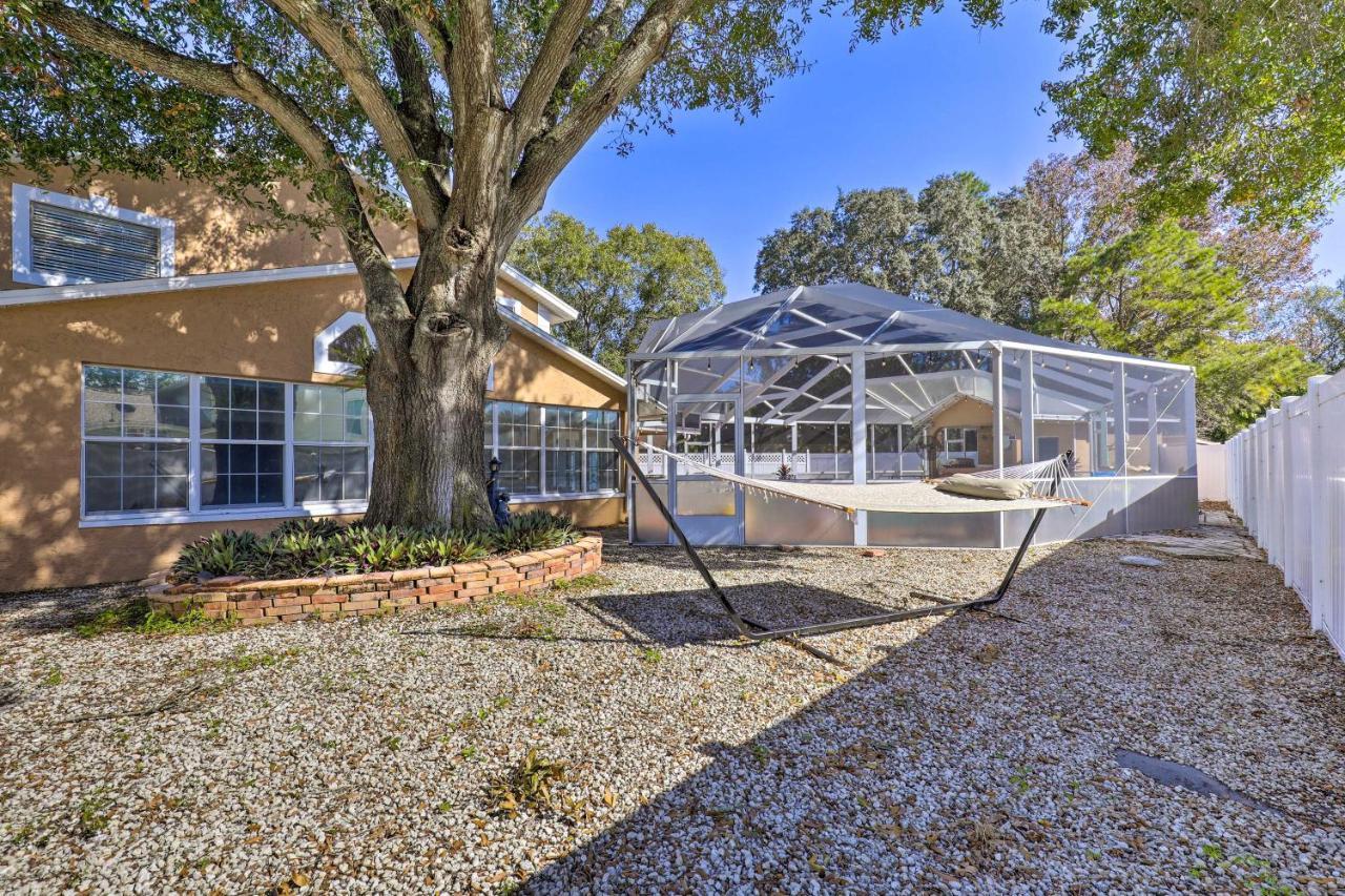 Cozy Home In Heart Of Tampa With Lanai And Pool! Kültér fotó
