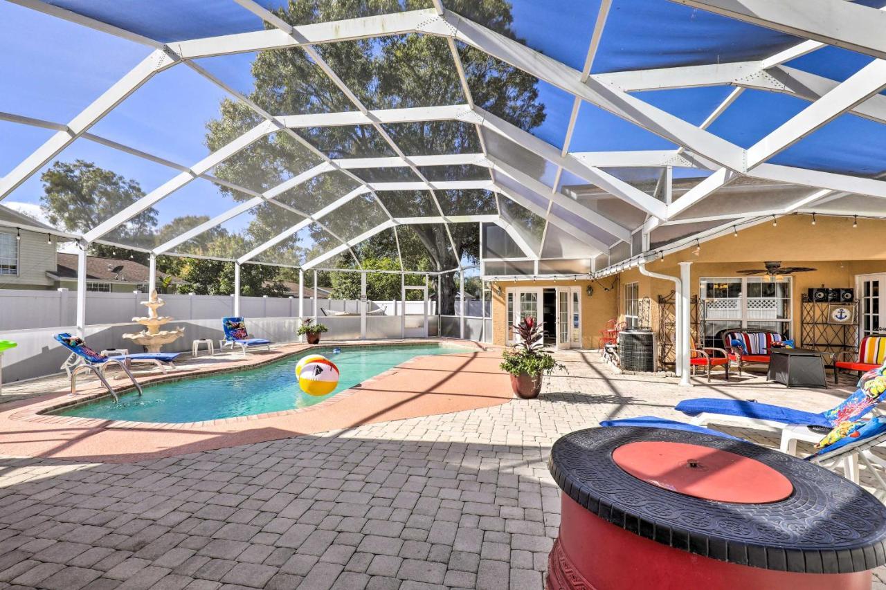 Cozy Home In Heart Of Tampa With Lanai And Pool! Kültér fotó